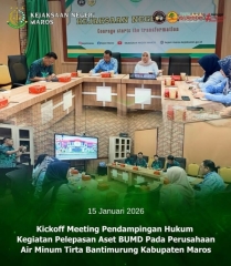 Pendampingan Hukum Pelepasan Aset PAMTB Maros Oleh Kejaksaan Negeri Maros